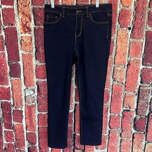 L.L. Bean Dark Blue Women’s Jeans with Contrast Stitching